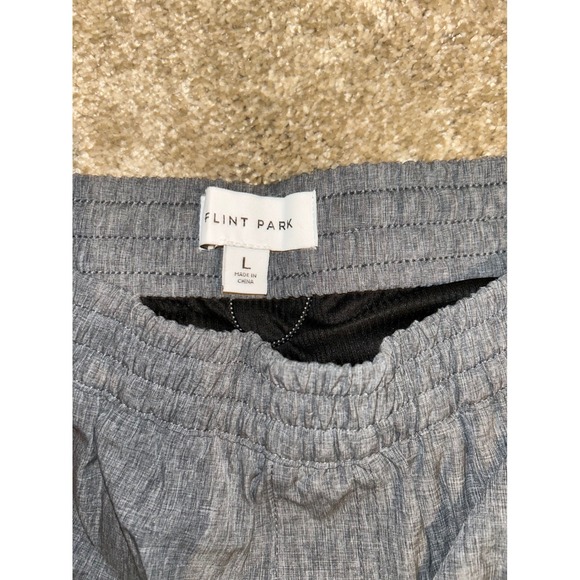 Flint Park Mens Court Short Heather Grey Athletic Activewear Shorts L NEW - Picture 2 of 4